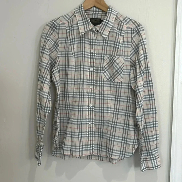 NWOT Pendleton Shirt Women's 12 Plaid Lightweight Long Sleeve Button Down - Picture 1 of 9
